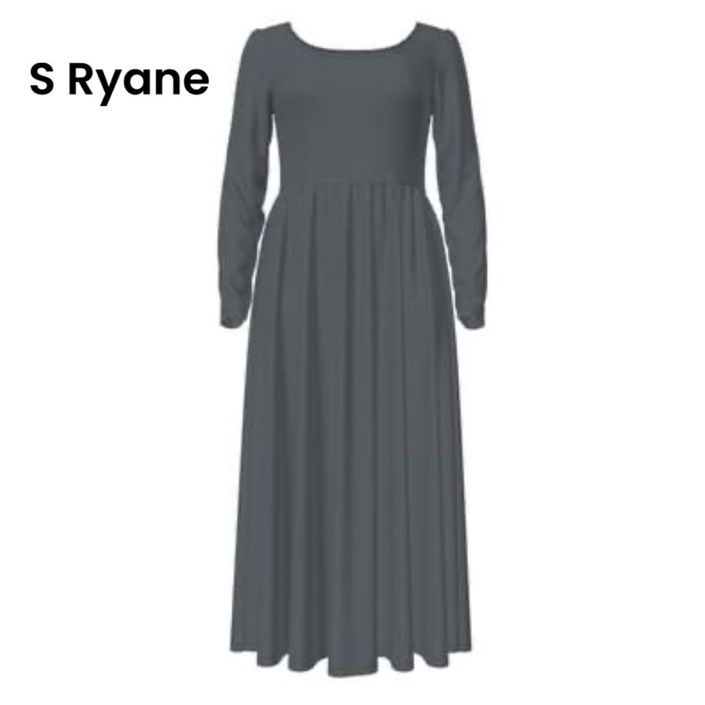 Women's Grey Maxi Dress